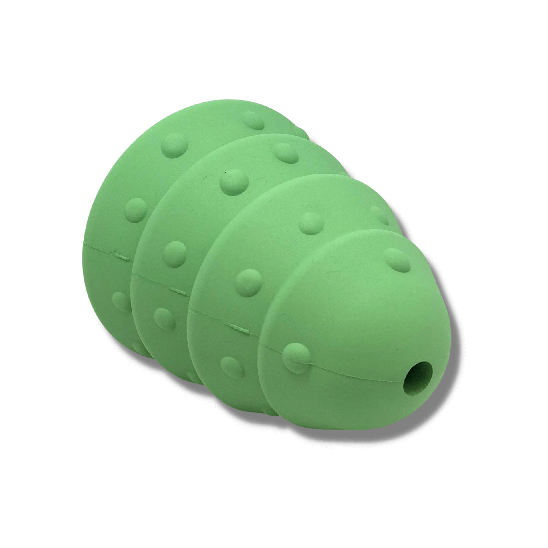 Durable Rubber Christmas Tree Chew Toy for Dogs - Treat Dispenser & Interactive Play - Green - Perfect for Holiday Gifts and Puppy Teething Relief