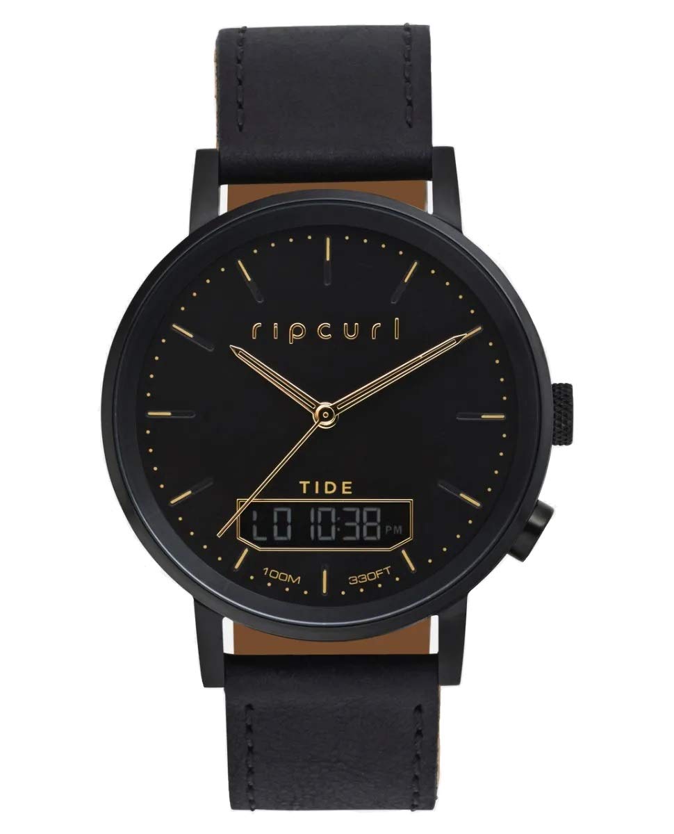 Rip Curl Circa Tide Digital Leather Watch for Men & Women - Waterproof Surfing, Swimming & Outdoor Sports Watch