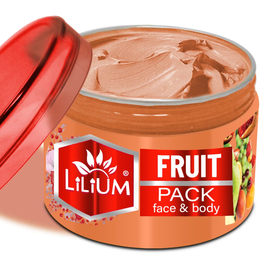 Lilium Fruit Face Pack - 250gm Natural Skincare for Glowing Skin | Perfect for Daily Use & Spa Treatments