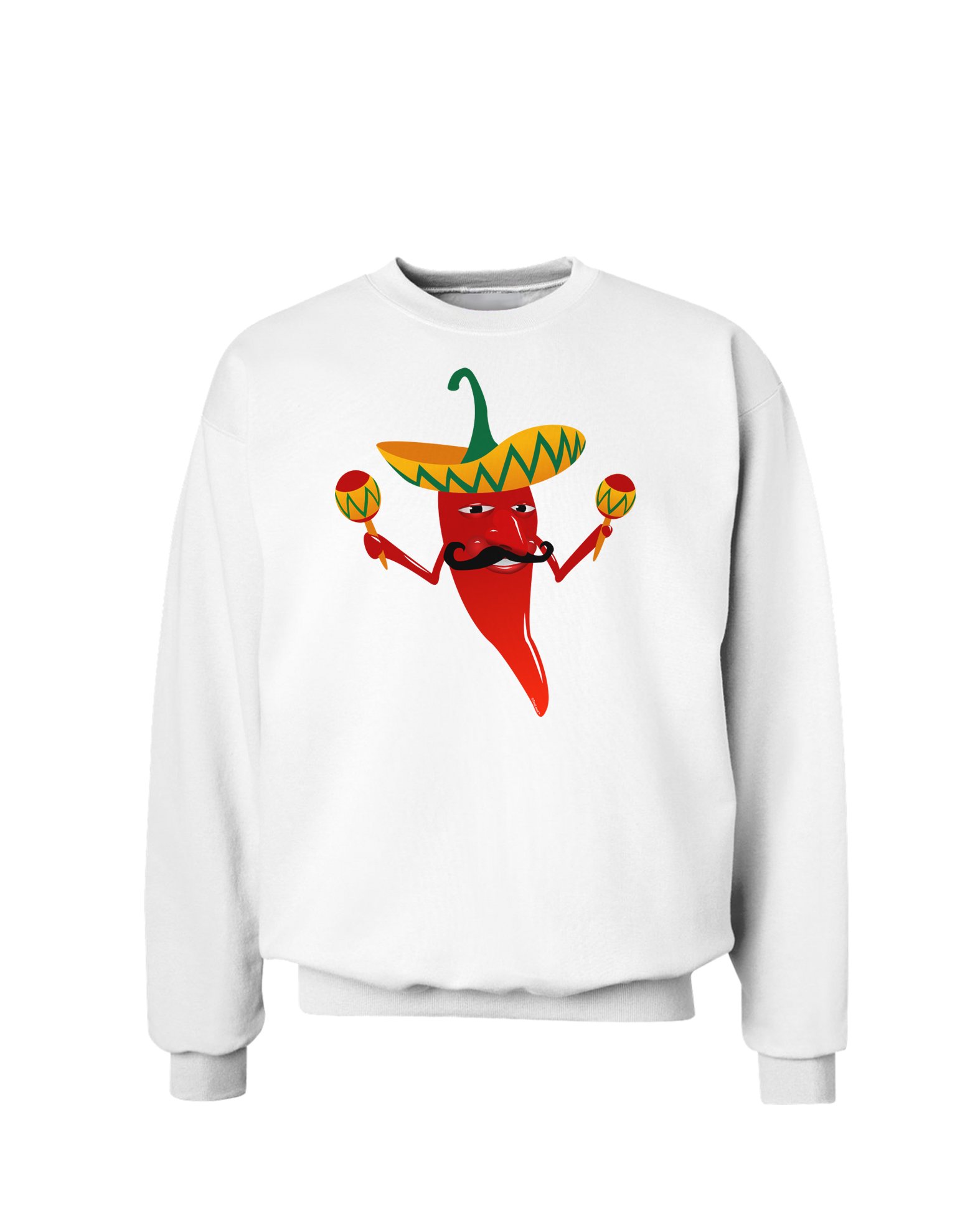 TooLoud Red Hot Mexican Chili Pepper Sweatshirt - Spicy Graphic Hoodie for Men & Women - Perfect for Casual Wear, Street Fashion, and Gift Giving