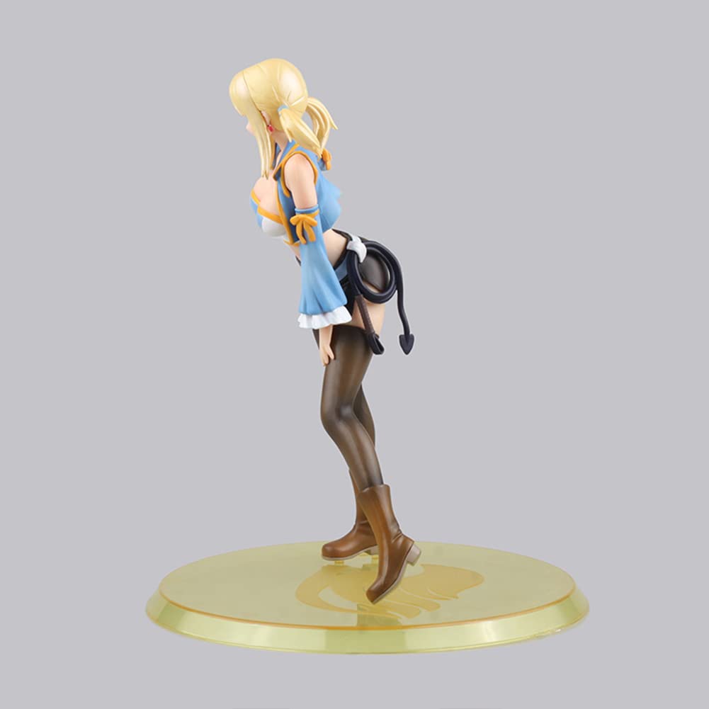 Fairy Tail Lucy & Natsu PVC Anime Figure Statue - Collectible Fairy Tail Merchandise, Desk Decor, Christmas Decoration for Anime Fans & Gift Ideas