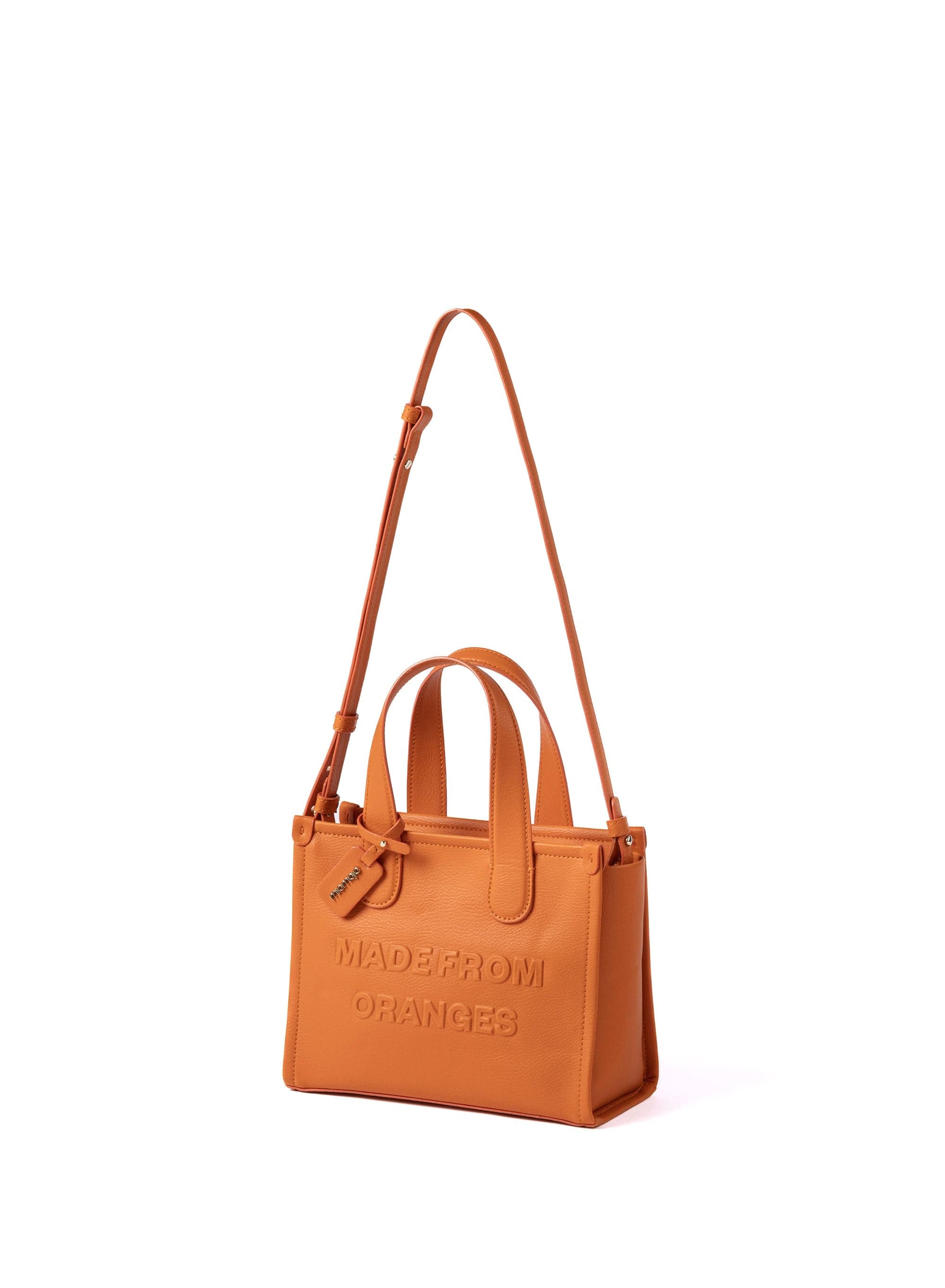 Alma M Vegan Leather Tote Bag for Women - Stylish & Eco-Friendly Orange Handbag - Perfect for Work, Travel & Everyday Use