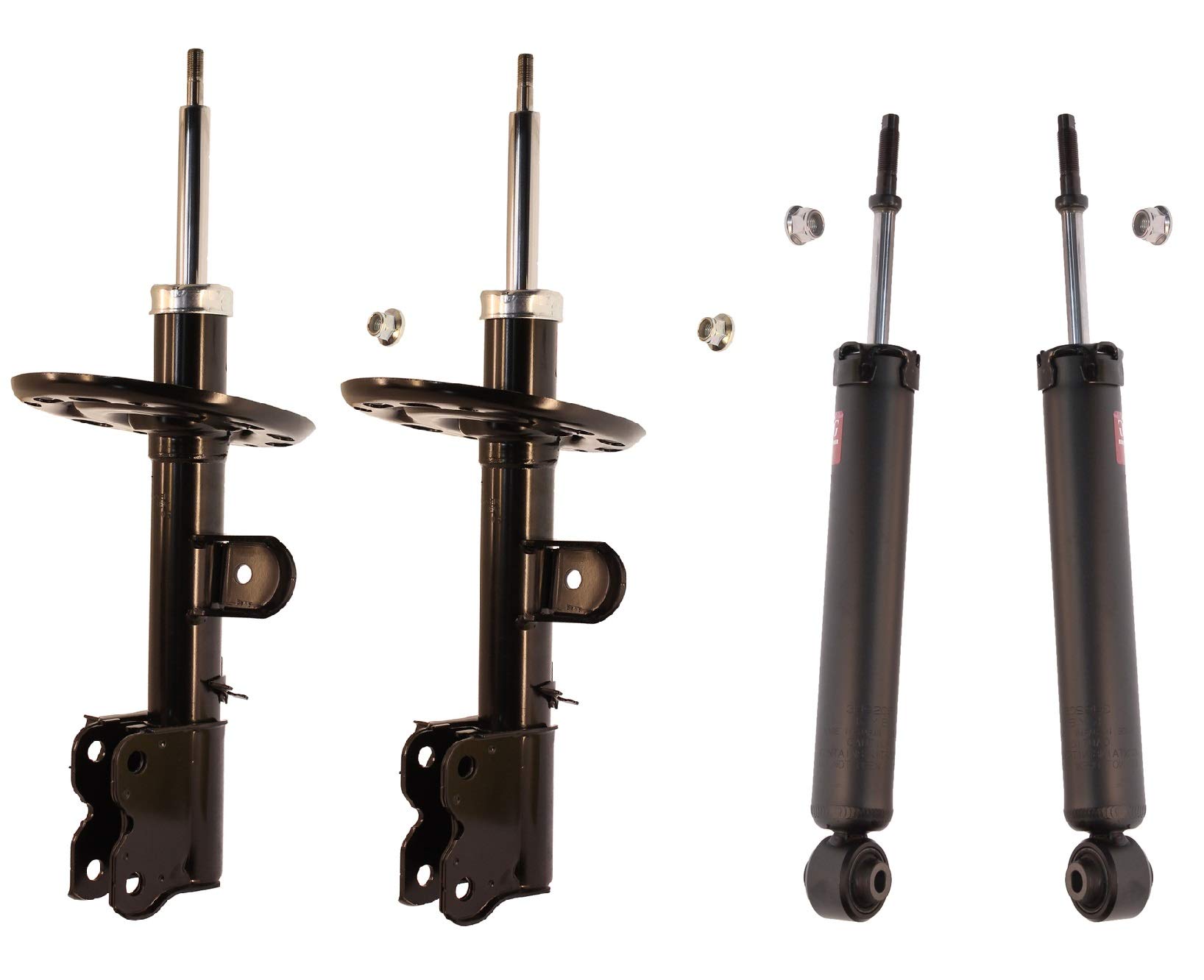 Nissan Quest Front & Rear Suspension Strut & Shock Absorber Kit - Complete Replacement Set for Smooth Ride | Perfect for Off-Roading, Daily Commuting & Heavy Loads