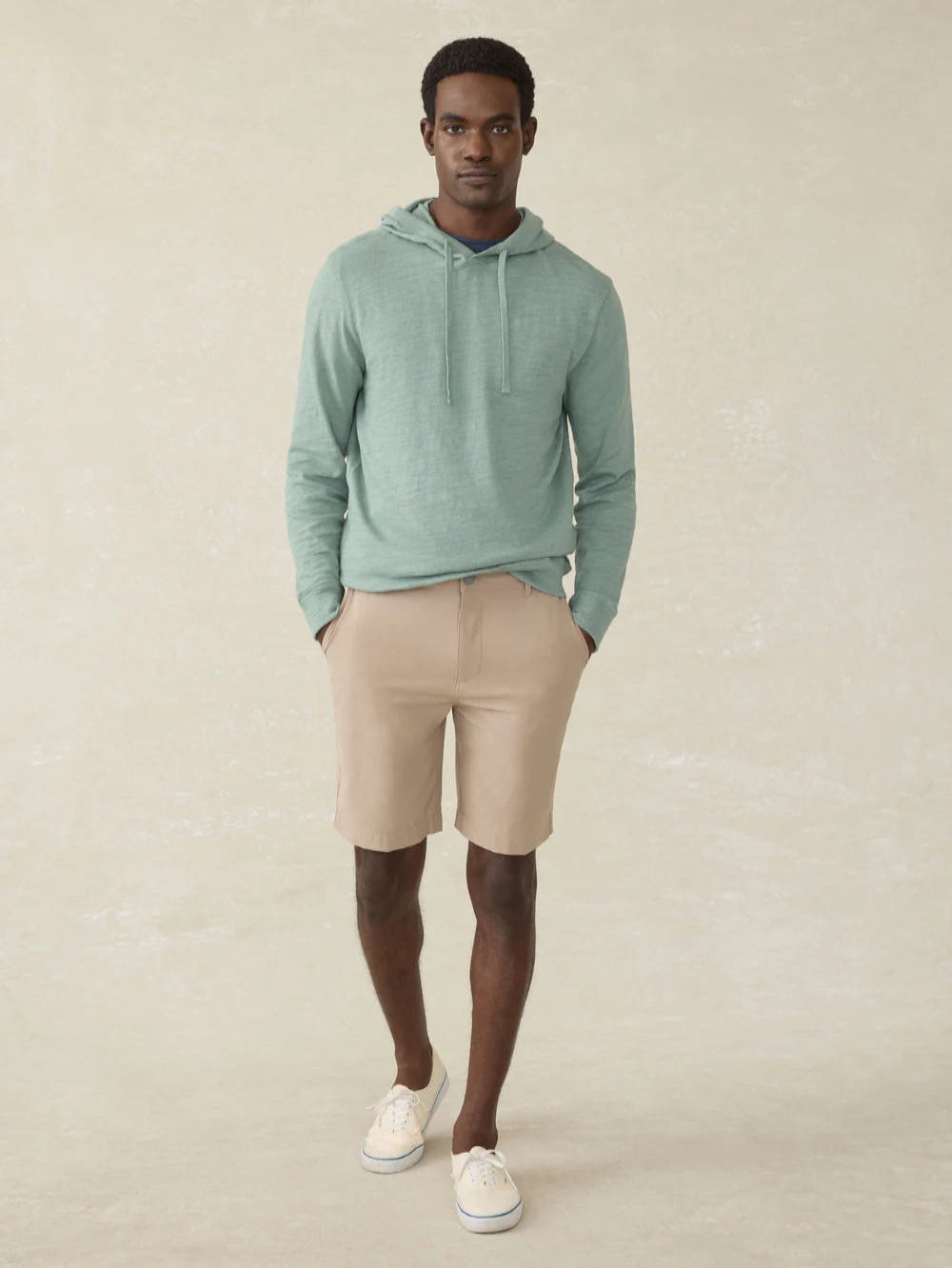 Faherty Men's 7 Inch All Day Short 2.0 - Comfortable Casual Khaki Shorts for Summer, Beach, Travel & Outdoor Activities