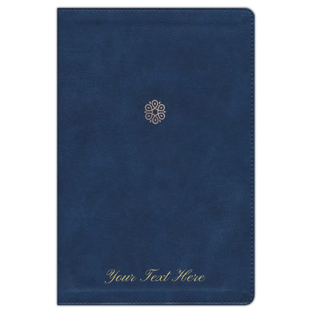 Custom NKJV Women's Study Bible - Personalized Blue Leathersoft Gift for Baptisms & Birthdays - Perfect for Bible Study & Worship