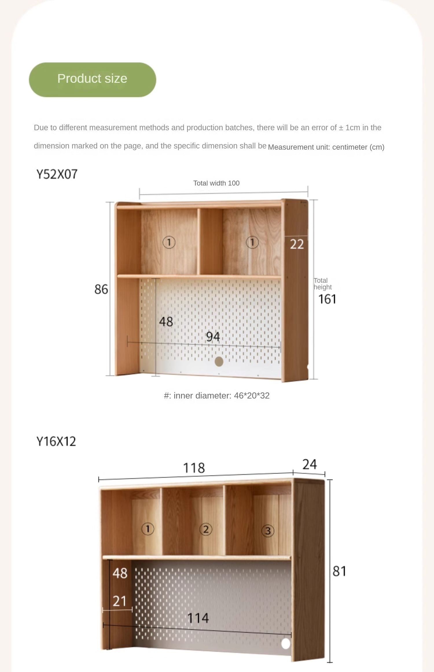 Solid Wood Study Desk with Shelf - Beech & Oak Wooden Writing Desk for Home Office, Study Room, or Library - Durable & Stylish Workspace Solution