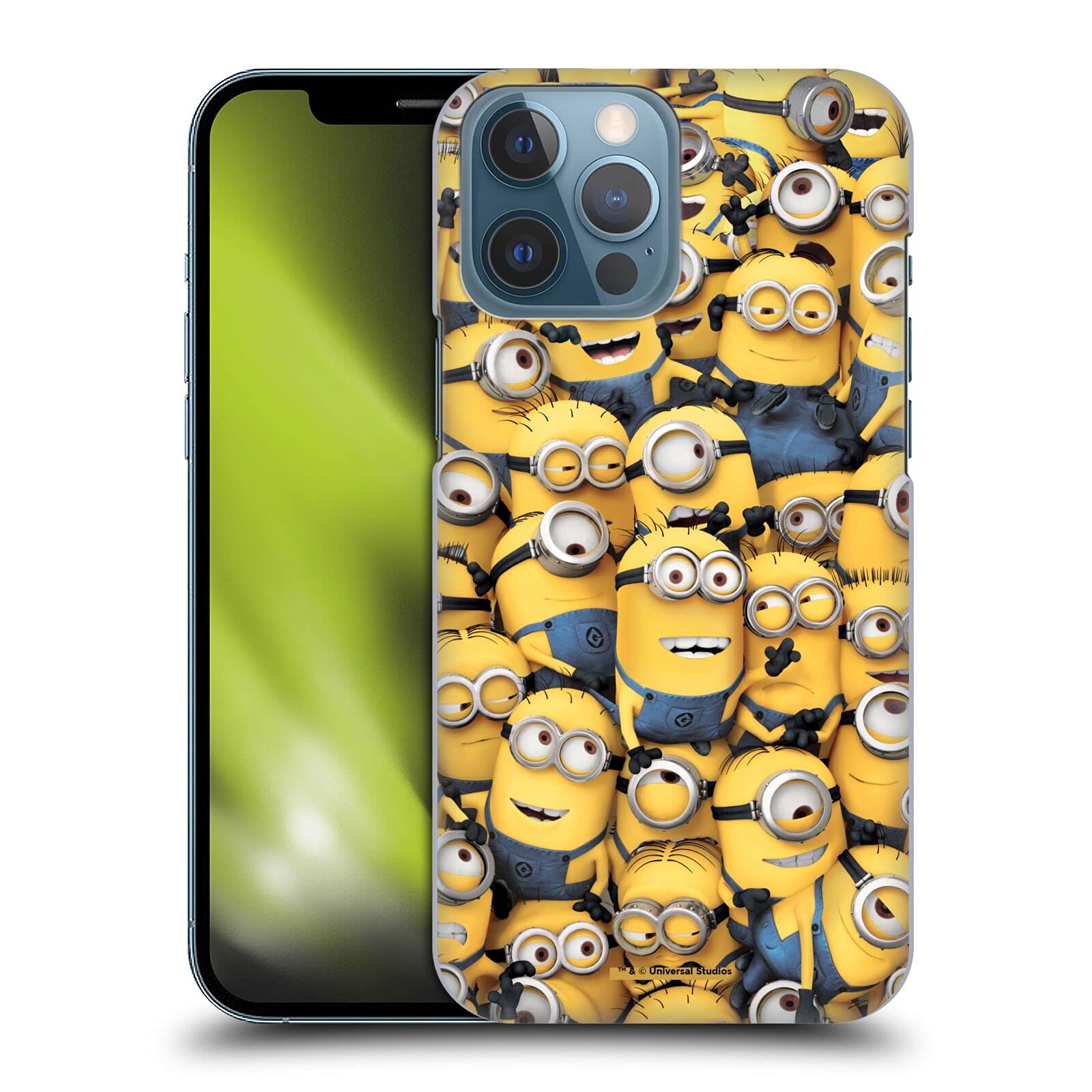 Officially Licensed Despicable Me Minions Hard Back Case for iPhone 13 Pro Max - Funny Minion Design Protective Phone Cover | Perfect for Minions Fans, Movie Lovers & iPhone Users