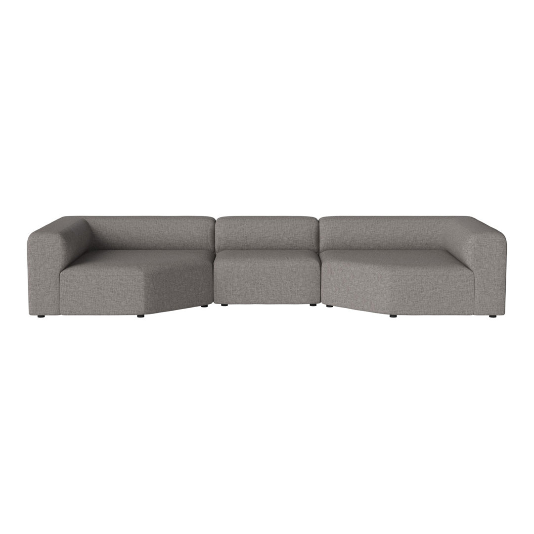 Angle 3-Seater Corner Sofa with Large Chaise Lounge - Perfect for Living Room, Family Room & Modern Home Decor