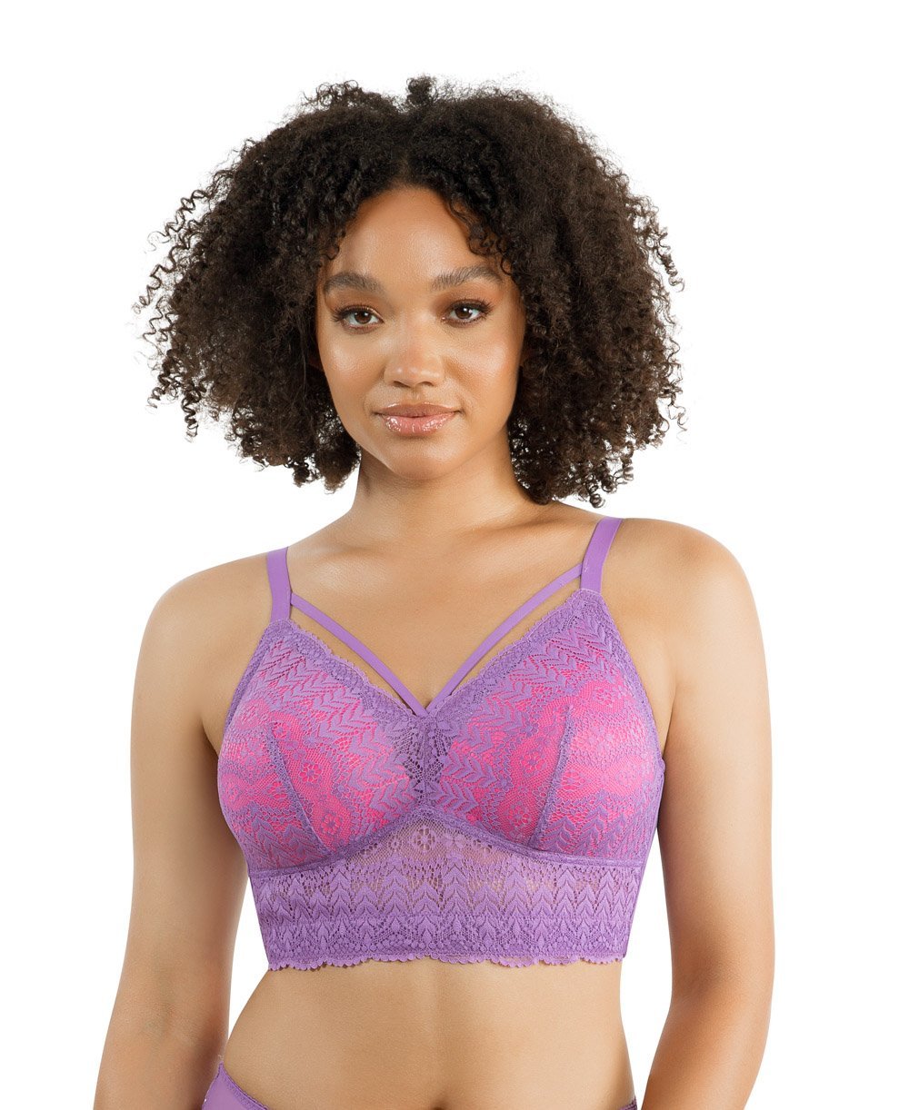 Parfait Mia Lace Wireless Padded Bralette - Comfortable Black Lingerie for Everyday Wear & Special Occasions