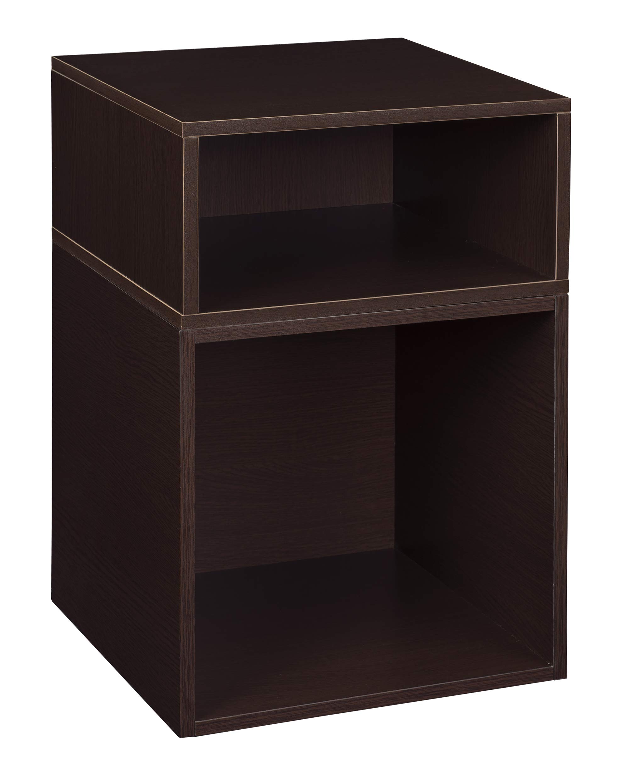Premium Niche Cubo Deluxe Storage Set with Full & Half Size Cubes - 11-Piece Organizer in Truffle Brown | Perfect for Closet, Nursery & Home Organization