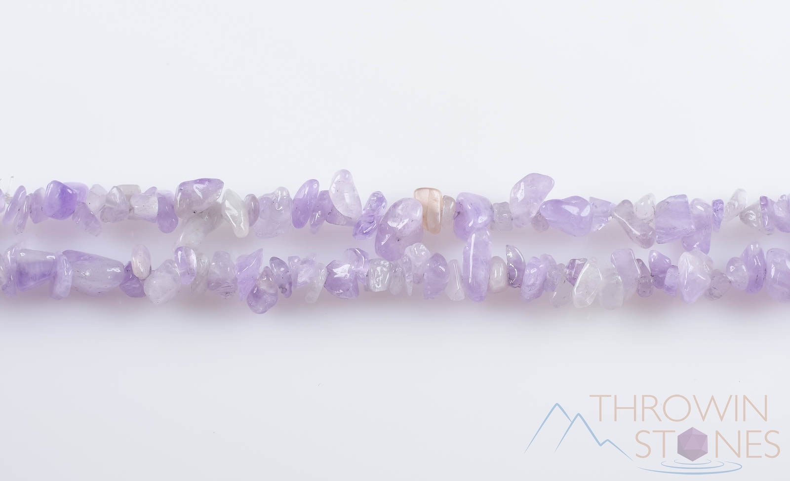 Handmade Amethyst Crystal Necklace with Chip Beads - Long Birthstone Jewelry for Women (E0821) | Perfect for Spiritual Healing, Meditation & Boho Fashion