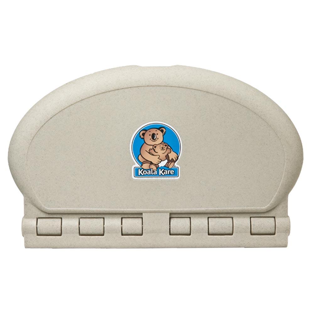 Koala KB208 Oval Baby Changing Station - Wall Mounted Polyethylene Diaper Changing Table for Nurseries, Daycares & Public Restrooms
