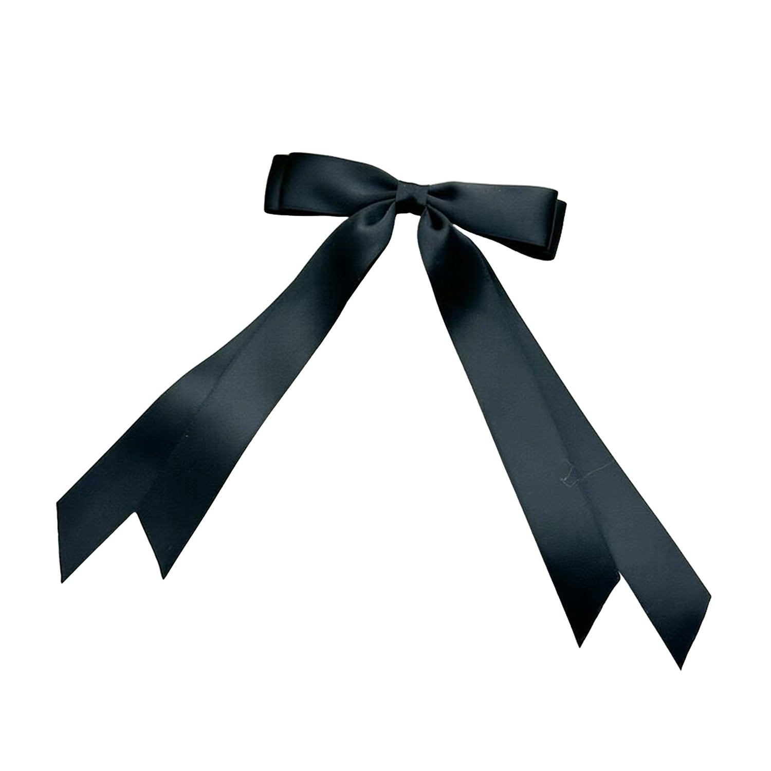 Kennie Rylie Double Layer Bow Hair Clip - Black Hair Accessories for Women & Girls | Perfect for Parties, Weddings & Everyday Style