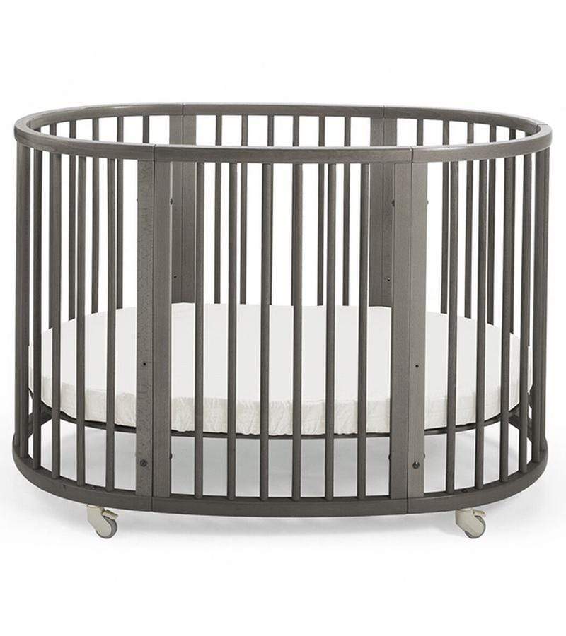 Stokke Sleepi Baby Crib - Convertible Wooden Crib for Newborn to Toddler - Modern Nursery Furniture for Bedroom - Perfect for Small Spaces & Co-Sleeping