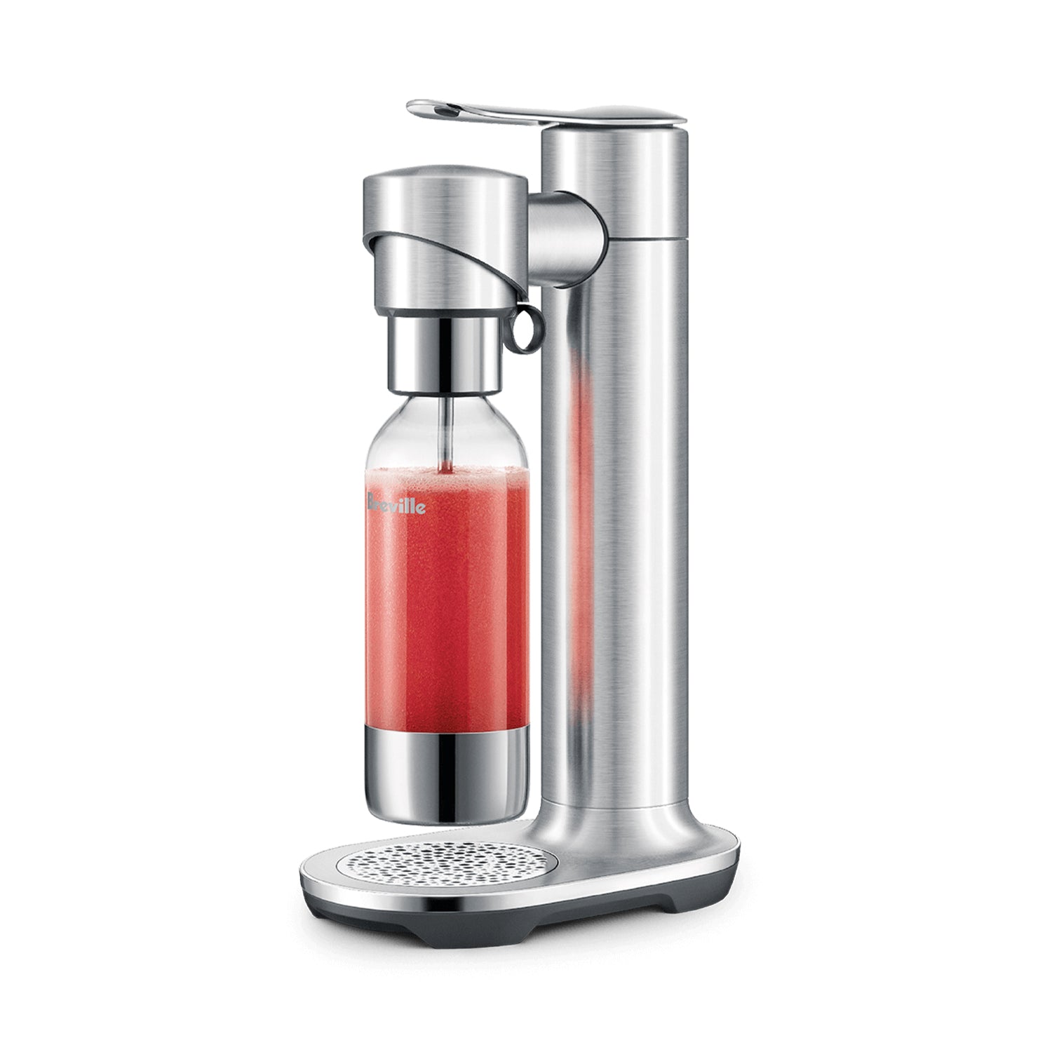 Breville the Infizz Fusion Sparkling Water Maker - Brushed Stainless Steel (BCA800BSS0ZNA1) | Make Fresh Sparkling Water at Home for Cocktails, Hydration & Healthy Drinks