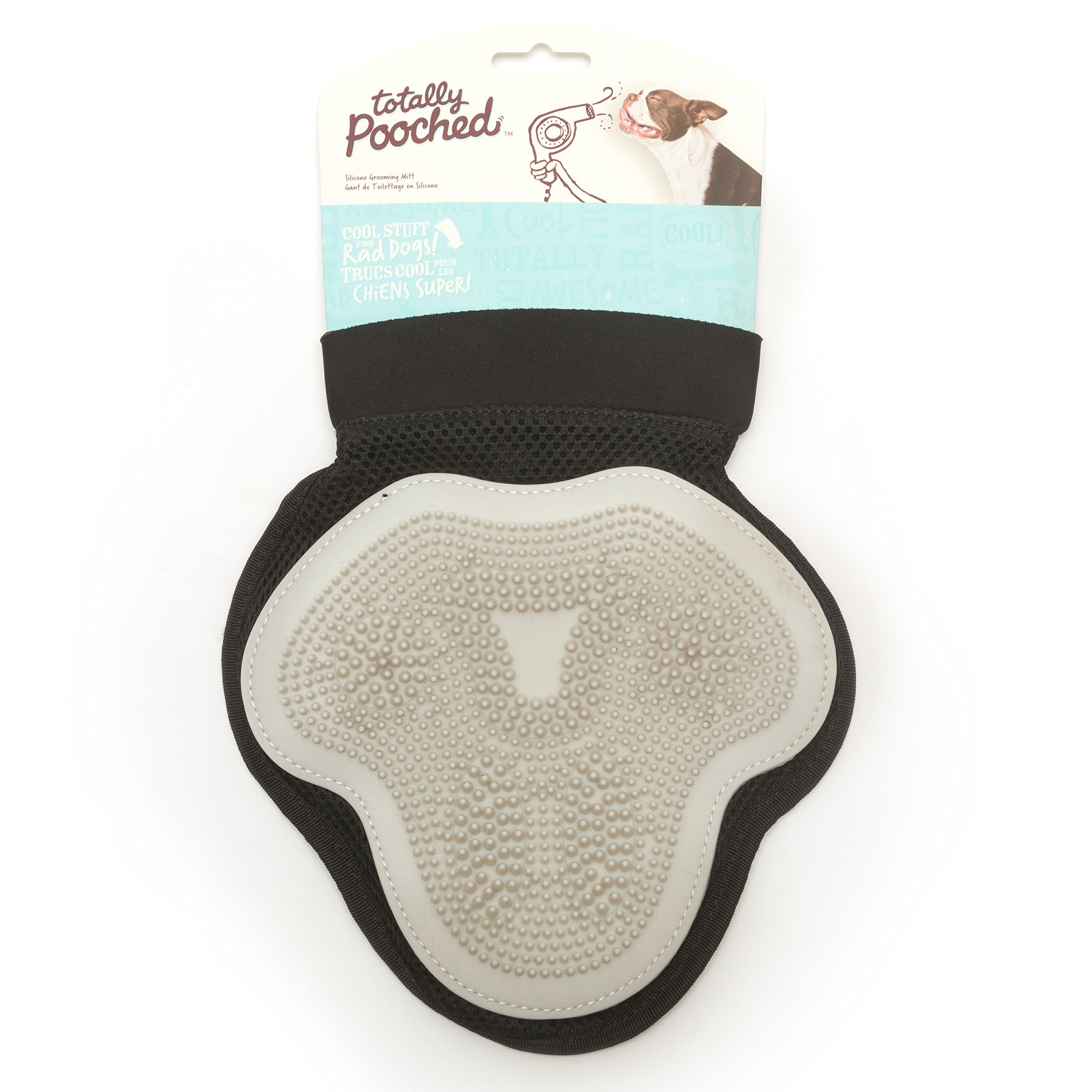 Totally Pooched Silicone Grooming Mitt for Dogs - Pet Bath Brush & Massage Glove for Washing, Shedding Control & Relaxation | Perfect for Bath Time & Grooming Sessions