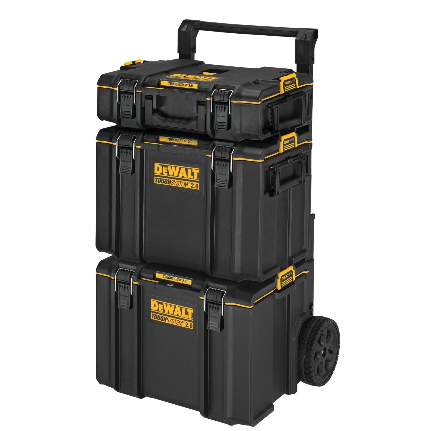 DEWALT DWST60436 ToughSystem 2.0 XL Storage Organizer Set with DS165, DS400 & DS450 Tool Boxes - Heavy Duty Workshop & Job Site Organization for Contractors & DIY Projects