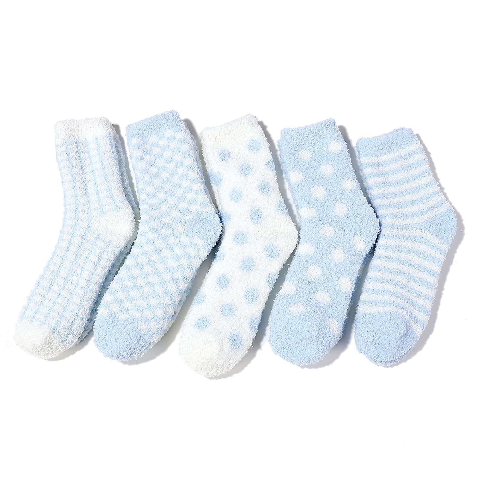 Women's Fuzzy Warm Winter Socks - Cozy Fluffy Non-Slip Socks for Athletes, Outdoor Sports & Home Relaxation - Perfect for Running, Yoga & Lounging