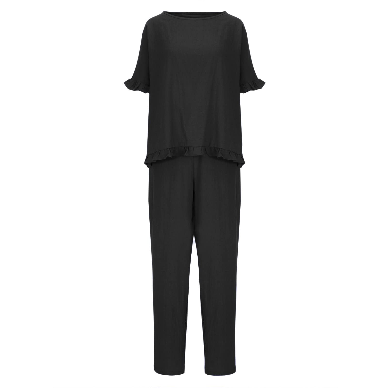 2024 Women's Quilted Lounge Set - Soft 2-Piece Outfit for Comfort & Style | Cozy Fall & Winter Pajamas, Airport Travel Outfit, Christmas Sweatsuit & Holiday Loungewear