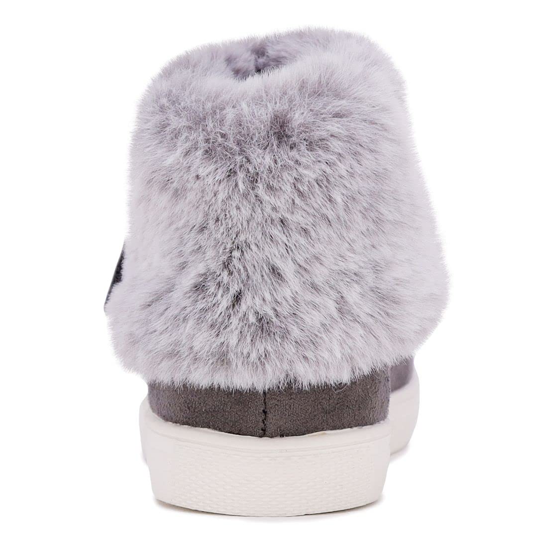 London Fog Girls' Toddler Fashion Boots - Fur Lined Winter Boots for Warmth & Style | Perfect for Cold Weather Playdates & Outdoor Adventures