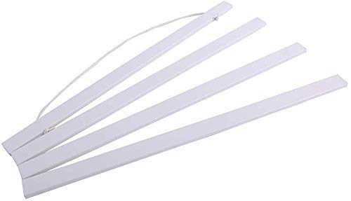 ArtMag 2-Pack Magnetic Poster Hanger Frame - 22x34 22x28 22x30 Inches Light Wood Wooden Magnet Canvas Artwork Print Dowel Hanging Kit (White, 22 Inch) - Perfect for Home Decor, Office Wall Art & Gallery Displays