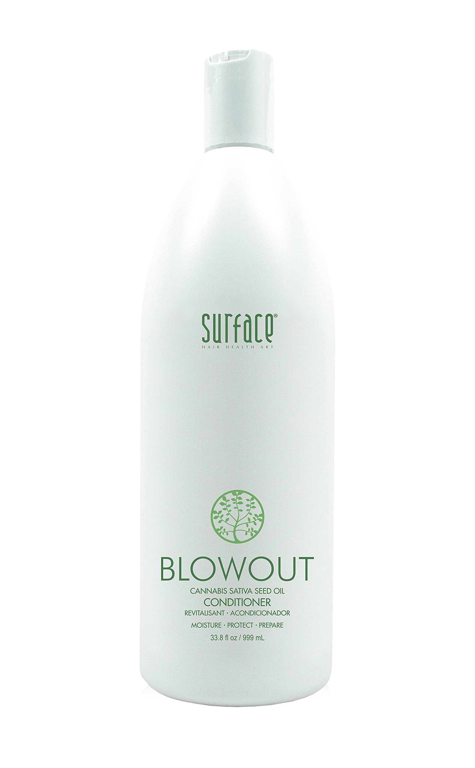 Organic Surface Hair Blowout Conditioner for Women & Men - Heat Resistant Styling Protector with Babassu Oil | Perfect for Salon-Quality Blowouts & Daily Heat Styling Protection
