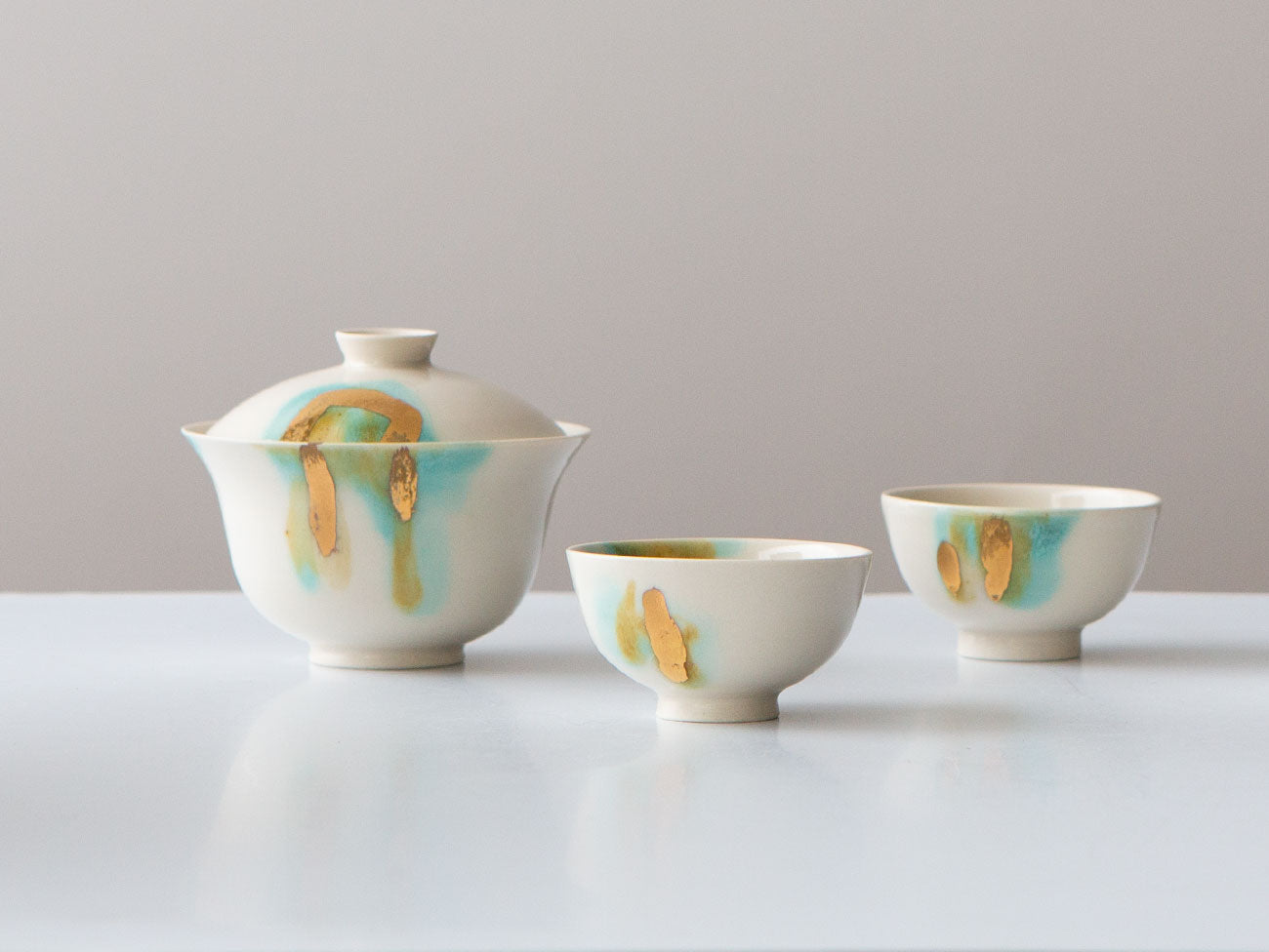 Vintage Mid Century Modern Coffee Cups - Set of 2 Retro Ceramic Mugs for Home, Office & Gift Giving