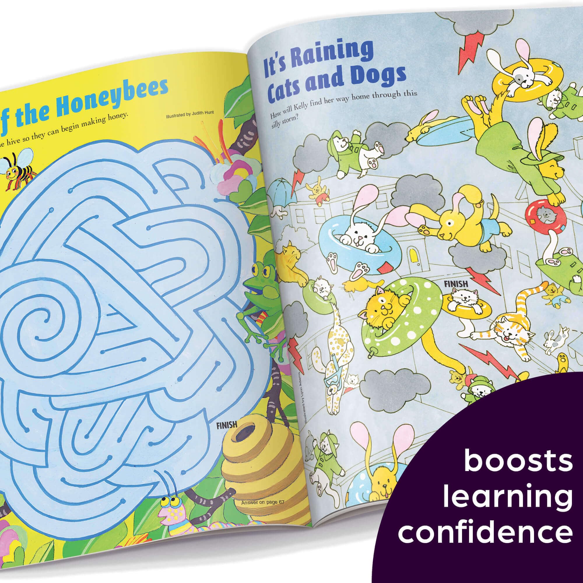 Amazing Mazes Beginner Activity Books for Kids Ages 3-6 | 2-Pack of 144 Page Screen-Free Puzzle Books | Fun & Challenging Learning Games for Preschoolers | Perfect for Travel, Rainy Days & Classroom Activities