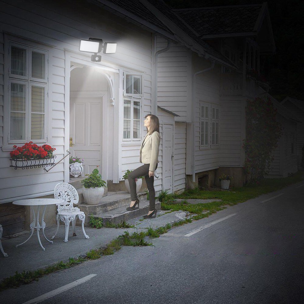 Depuley 20W LED Motion Sensor Flood Light Outdoor - Waterproof Security Lights with PIR Sensor for Garage, Yard, Patio, Pathway & Porch - Daylight White Plug-In Fixture (Ideal for Home Security & Outdoor Lighting)
