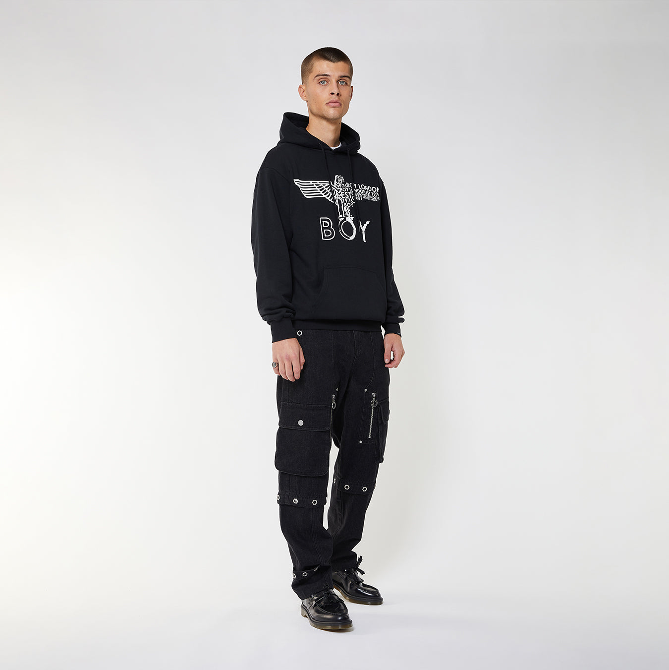 BOY EAGLE Concealed Carry Hoodie - Tactical CCW Hooded Sweatshirt for Men with Hidden Pockets | Perfect for Outdoor Activities, Travel & Everyday Wear
