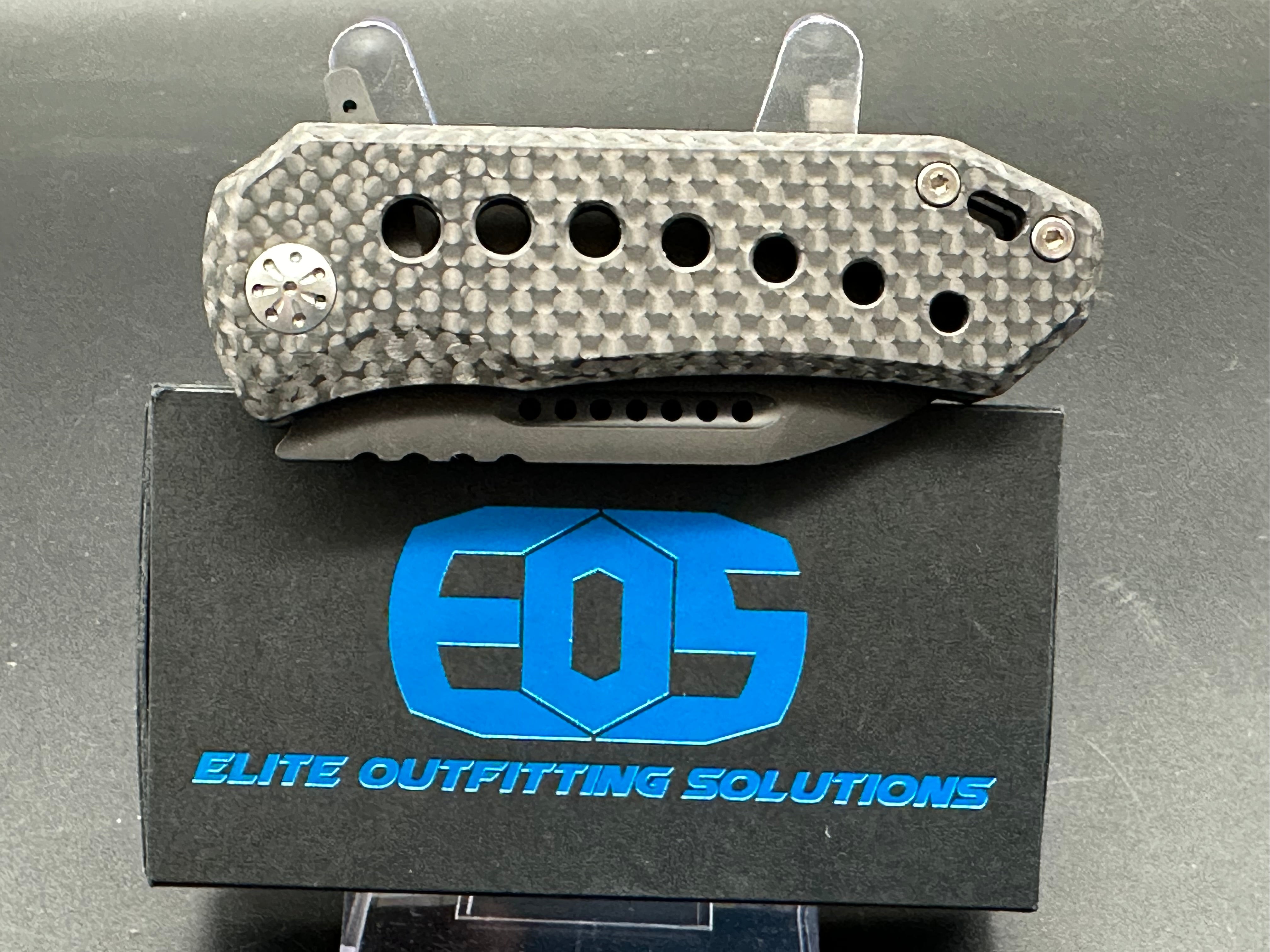 EOS Orca S Frame Lock Knife - Black Titanium Folding Pocket Knife (3-Pack) - Perfect for Camping, Hiking & Everyday Carry (EDC)