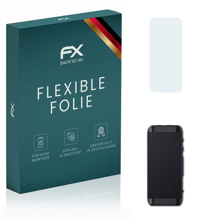 FiiO BTR15 Screen Protector - Ultra Clear & Flexible Tempered Glass Film (3-Pack) - Perfect for Music Lovers & Audiophiles on the Go