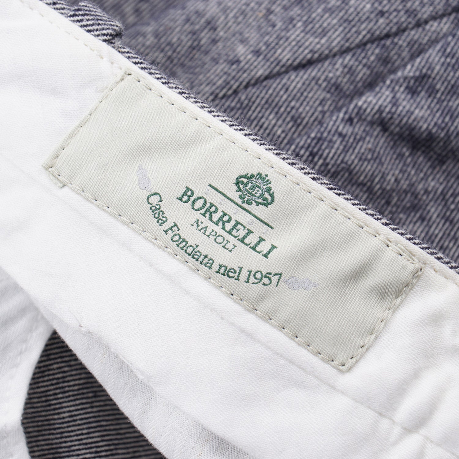 Luigi Borrelli Soft Twill Cotton Pants for Men - Comfortable & Stylish Casual Trousers for Work, Travel & Everyday Wear
