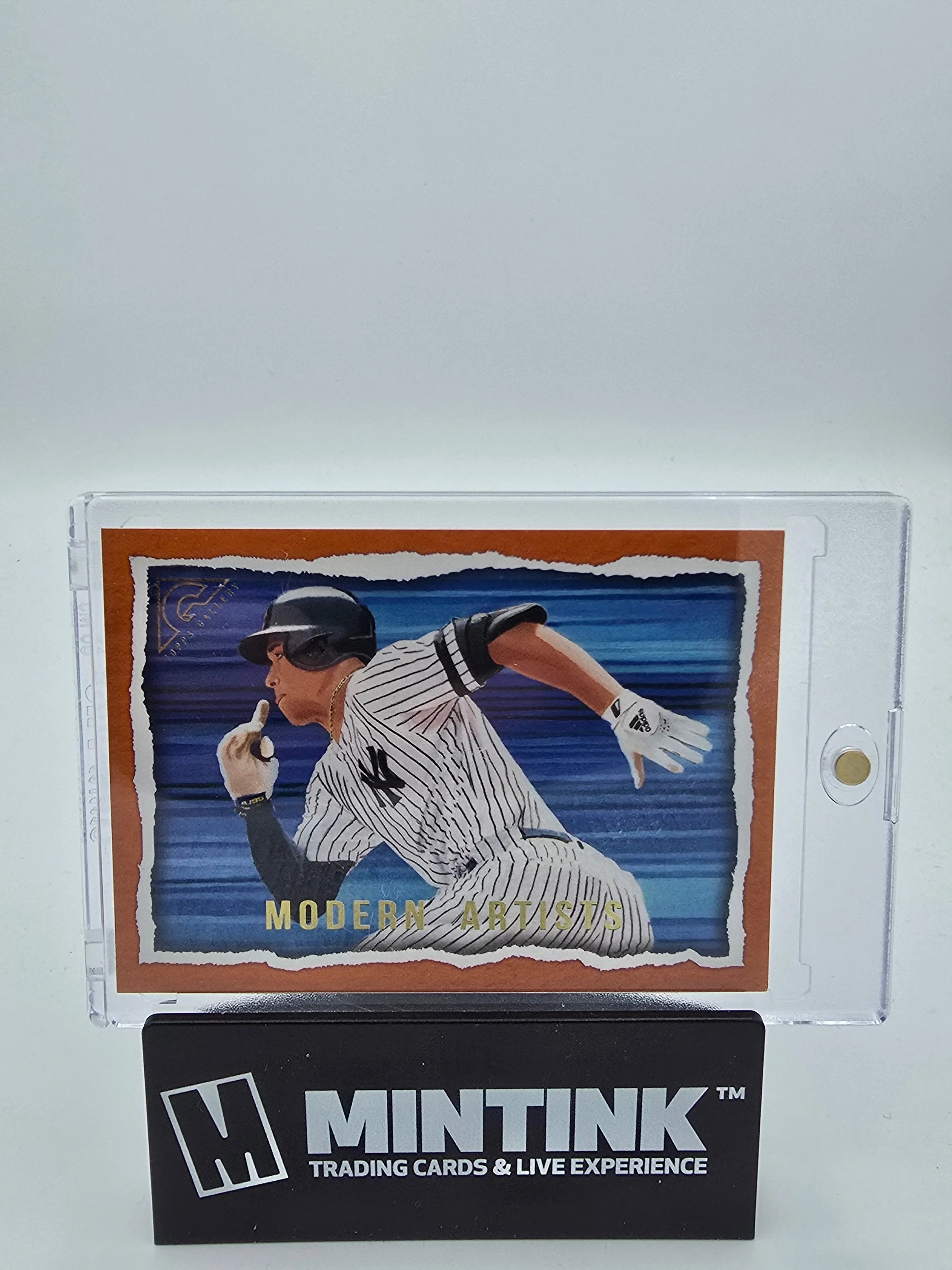 2020 Topps Baseball Aaron Judge Orange Modern Artists Card #MP 27/25 by Kevin Graham - Rare Collectible for MLB Fans & Sports Memorabilia Enthusiasts