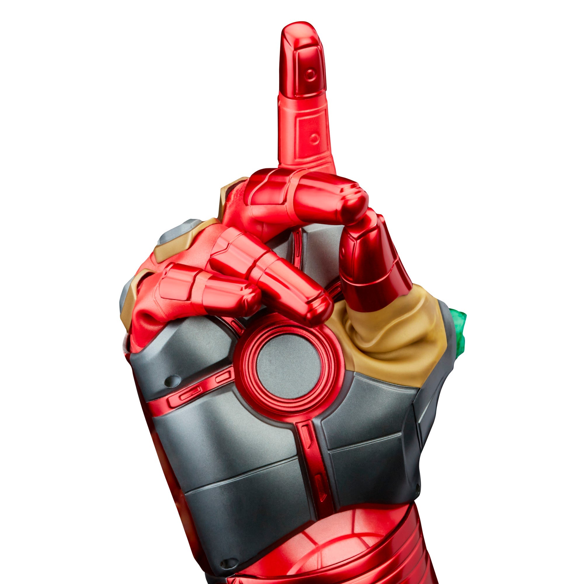 Marvel Legends Series Iron Man Nano Gauntlet - Articulated Electronic Fist with LED Lights | Collectible Action Figure for Marvel Fans, Cosplay & Display