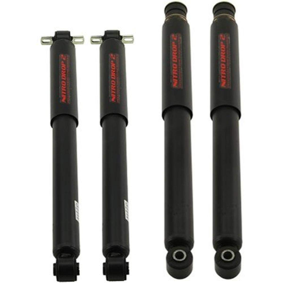 Belltech 9189 Nitro Drop 2 Shock Absorber Set - Performance Suspension Kit for Chevy Silverado, GMC Sierra | Off-Road & Towing Upgrade