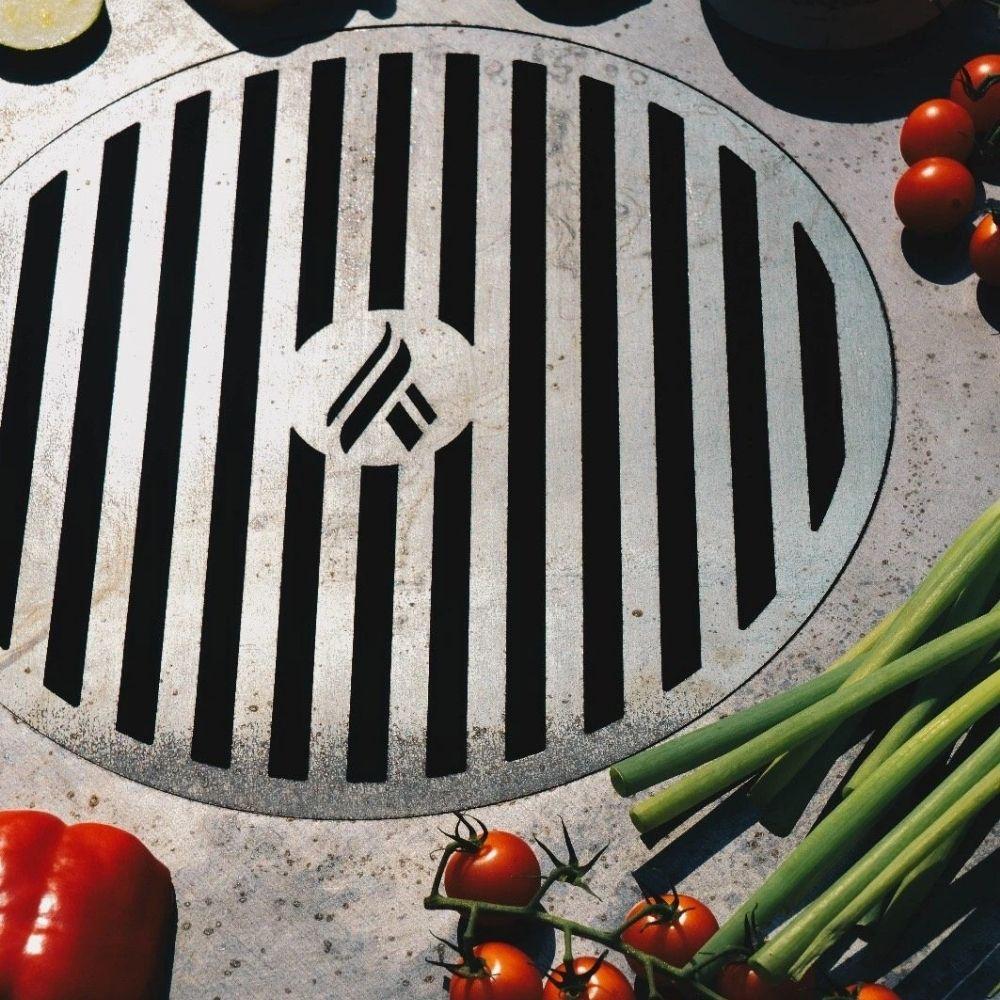 Premium Arteflame Cast Iron Grill Grates for Fire Pits – Heavy Duty Outdoor Cooking Grates for Camping, Backyard BBQs & Patio Parties – Perfect for Grilling Steaks, Burgers & Vegetables Over Open Flame