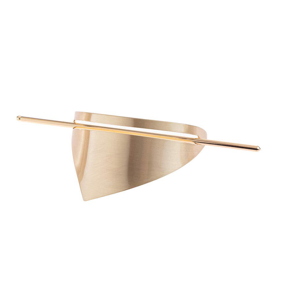 Geometric Hollow Metal Hair Clips for Women - Gold Triangle Oval Hairpins, Hair Sticks & Hair Accessories | Perfect for Updos, Braids & Boho Hairstyles