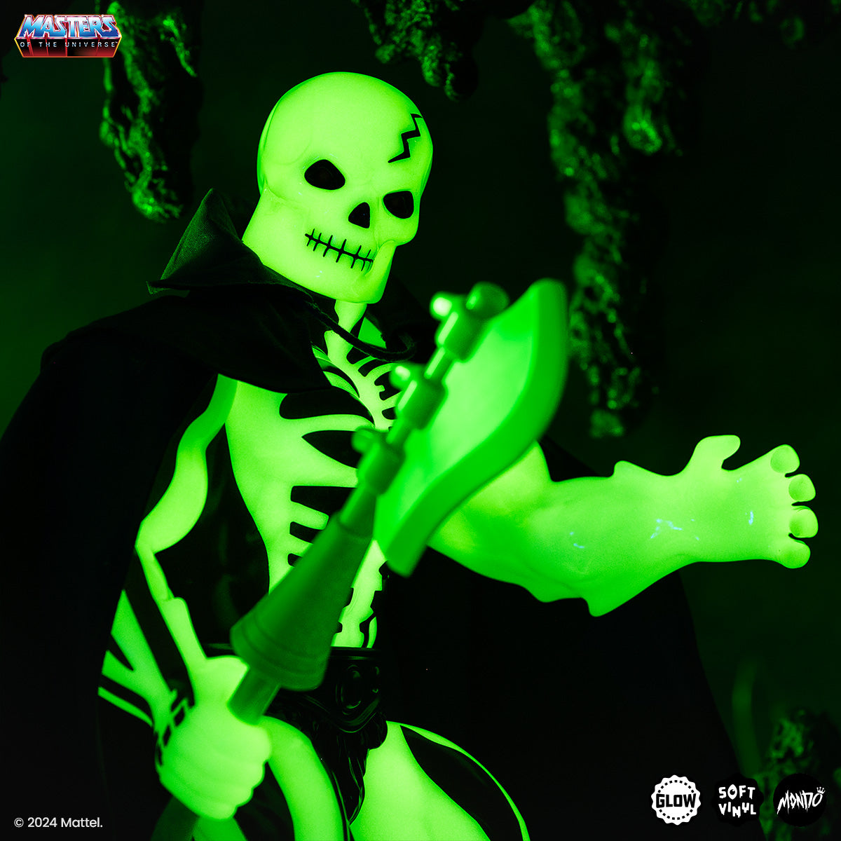 Masters of the Universe Scareglow Soft Vinyl Figure - Classic Variant Collectible Toy for Fans | Perfect for Display, Gifts, and He-Man Collections