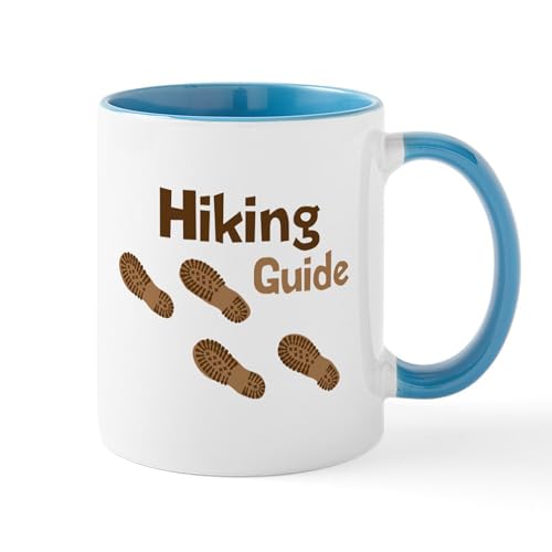 White/Blue Inside - Hiking Guide Mugs
