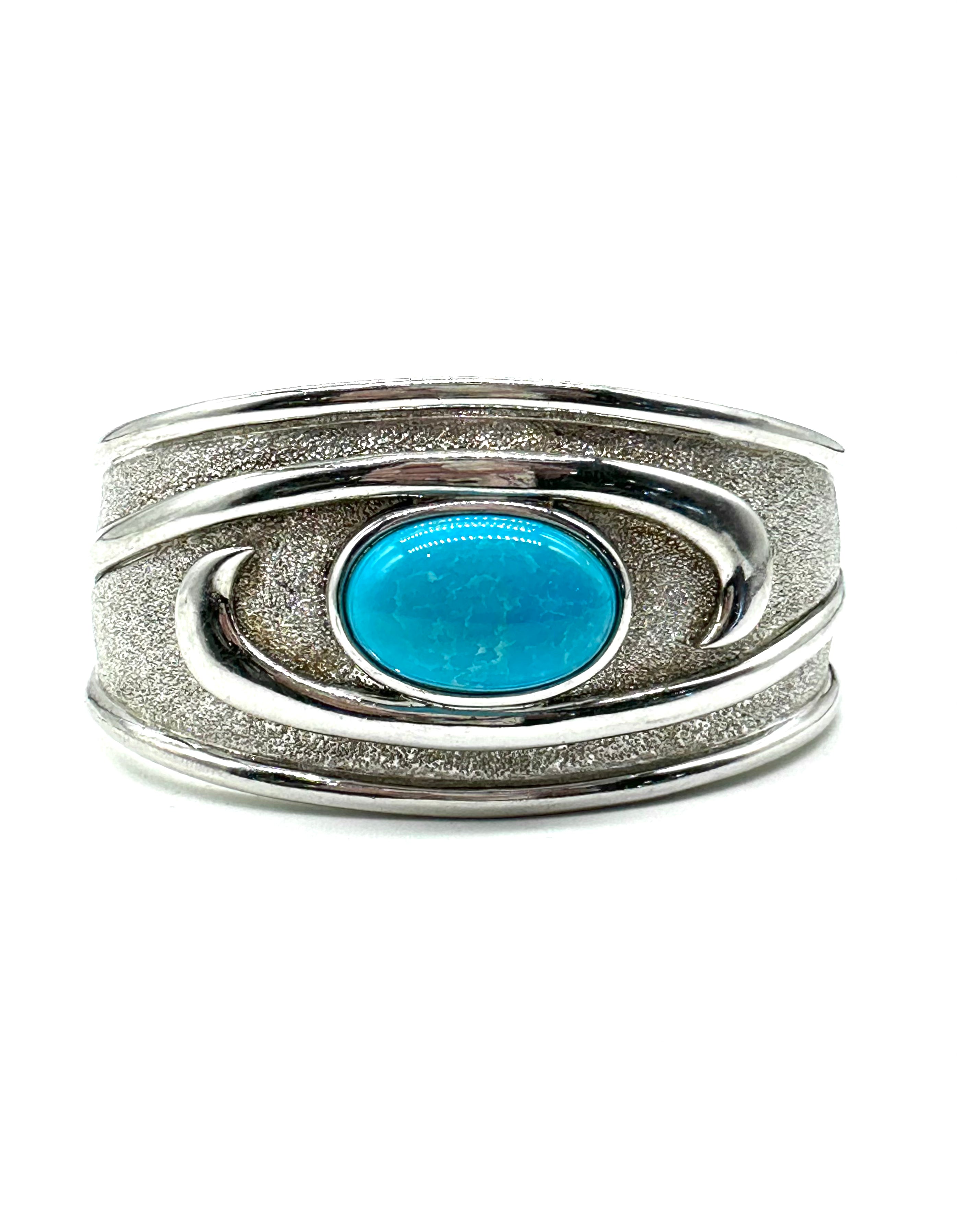 Turquoise Sterling Silver Cuff Bracelet for Women - Handmade Boho Jewelry, Adjustable Bangle for Casual & Formal Wear - Perfect Gift for Birthday, Anniversary & Special Occasions