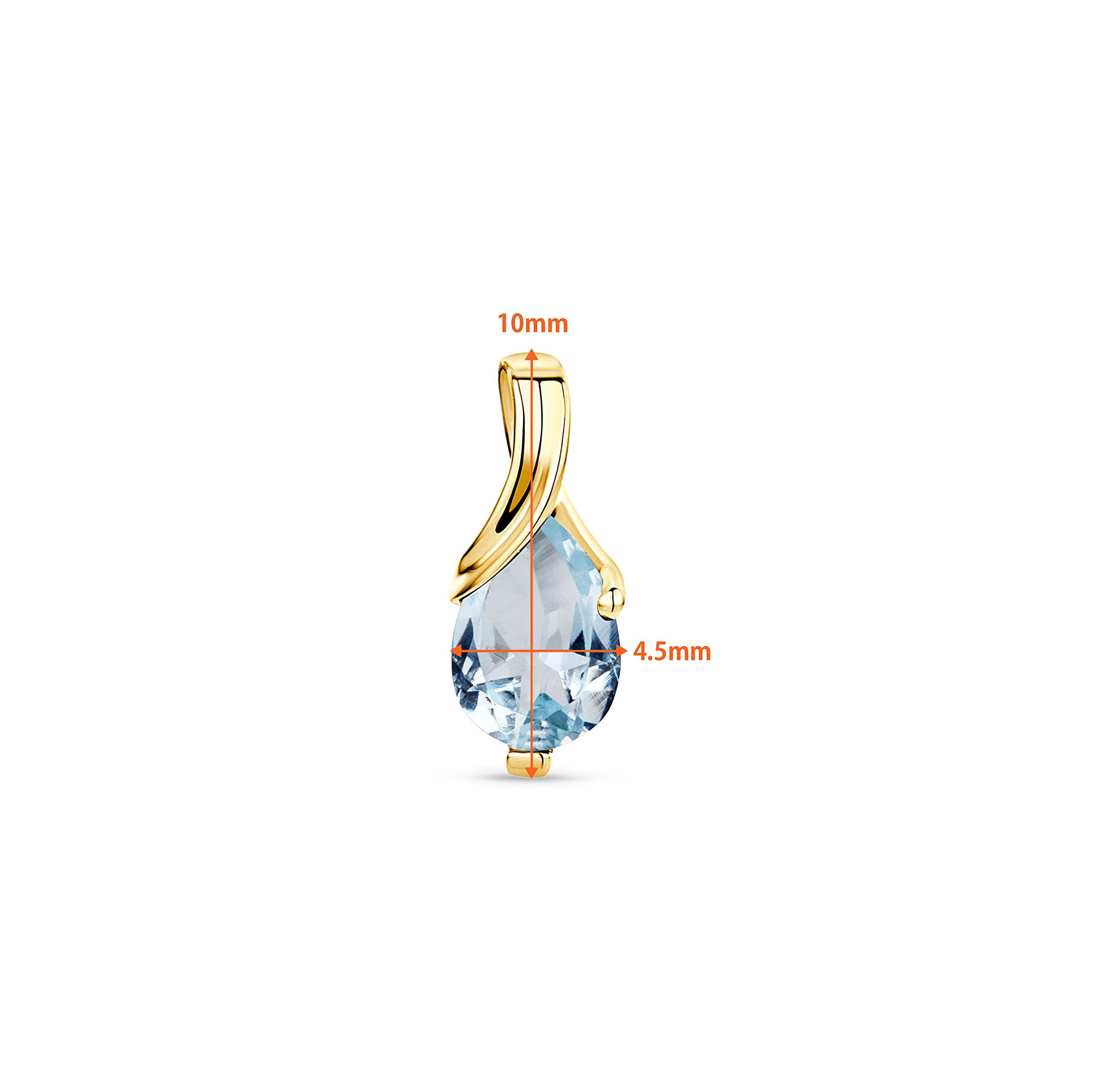 14K White Gold & Yellow Gold Drop Dangle Earrings for Women - Emerald/Amethyst/Sapphire/Topaz/Ruby Gemstone Jewelry - Elegant Dangling Earrings Set - Perfect for Weddings, Parties & Special Occasions