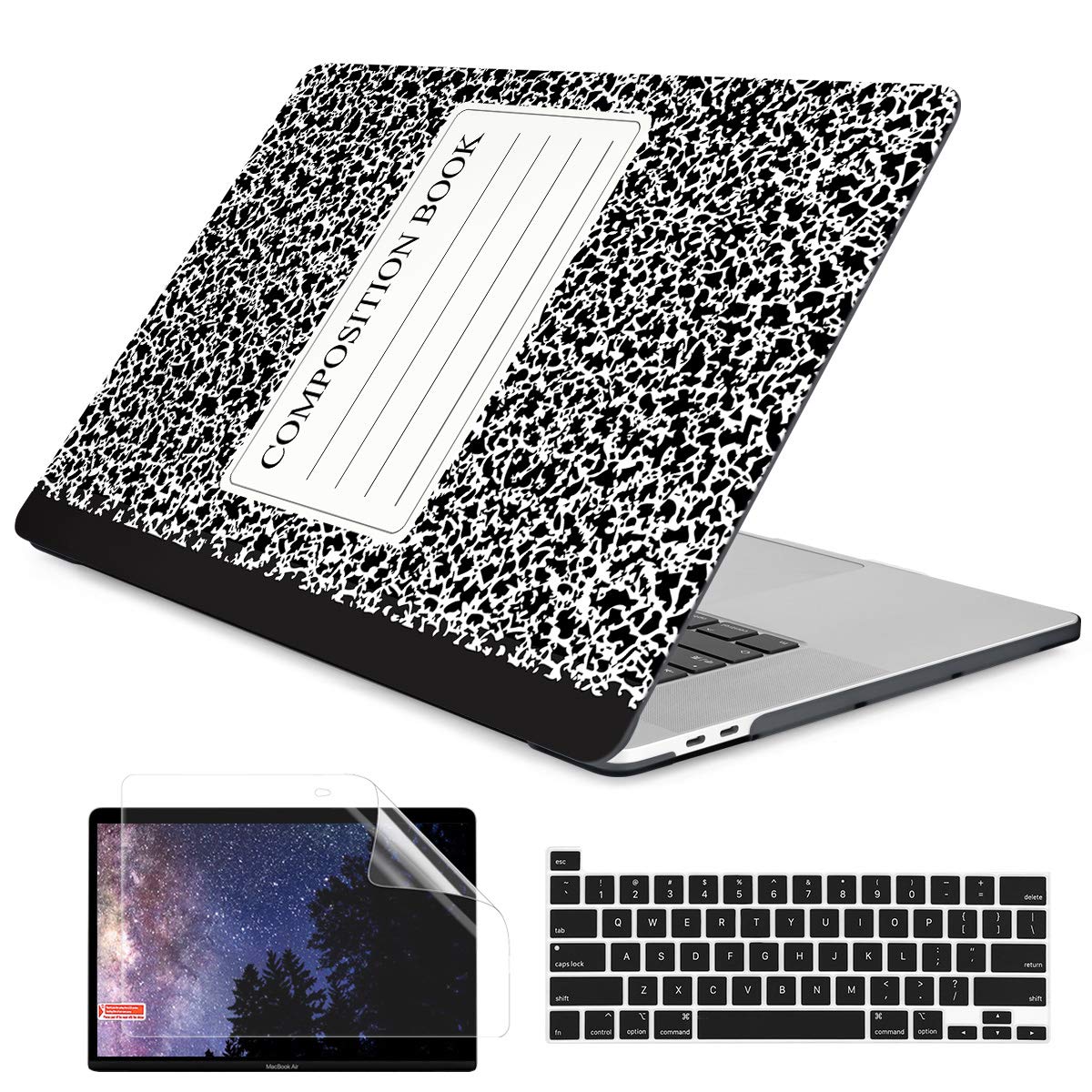 Durable Hard Plastic Case for MacBook Pro 16 inch (2019-2020 Model A2141) - Slim Protective Shell Cover Compatible with Retina Display & Touch Bar (Includes Touch ID) - Perfect for School, Office, Travel & Everyday Use
