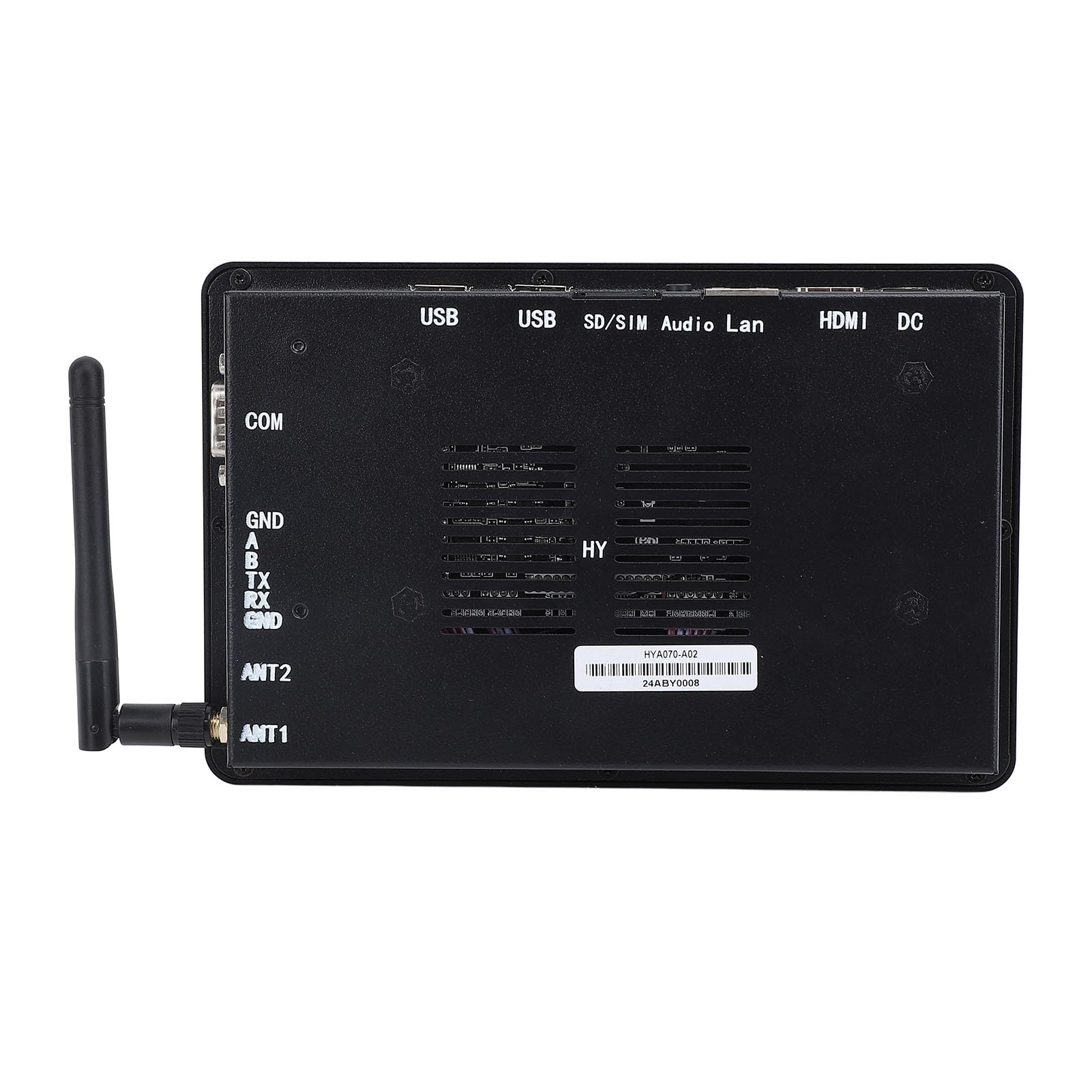 ASixxSix 7 Inch Capacitive Touch Screen Monitor - 1024x600 HD Resolution, Android 7.1.1 OS, WiFi & HDMI Connectivity, USB-Powered Industrial Panel PC with Antenna - Perfect for Digital Signage, Kiosk Systems, Factory Automation, and Smart Home Control (UK Version)