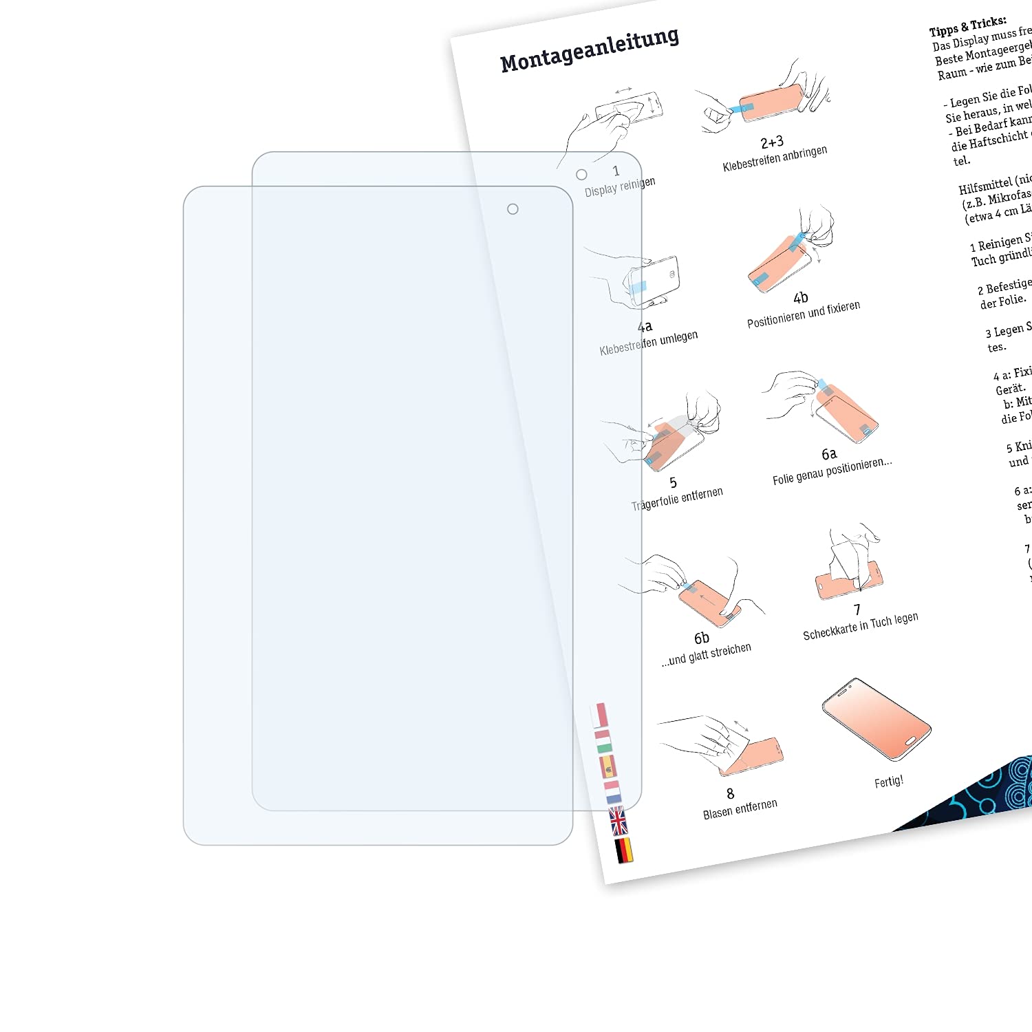 Vodafone Tab Prime 6 Screen Protector [2-Pack] - HD Clear Anti-Scratch Film for Ultimate Protection | Perfect for Work, Travel & Everyday Use