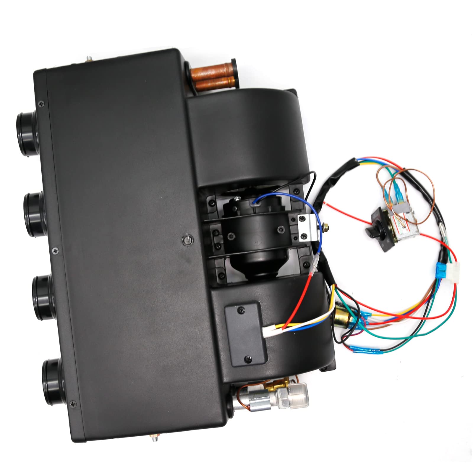 12V Car Truck A/C Evaporator Assembly - Under Dash Heating & Cooling Unit with 4 Vents | Perfect for Vehicle Climate Control & Summer Road Trips