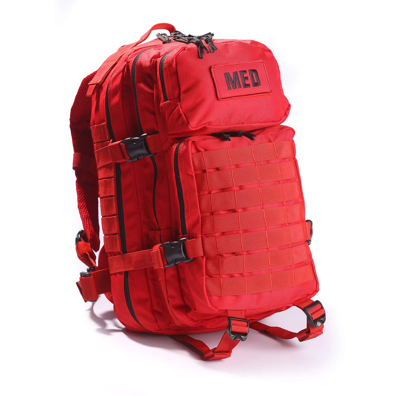 Tactical T-Shirt Kit #3 - Red | Premium Cotton Military Style Tee for Outdoor & Tactical Enthusiasts | Perfect for Hiking, Camping & Airsoft Activities