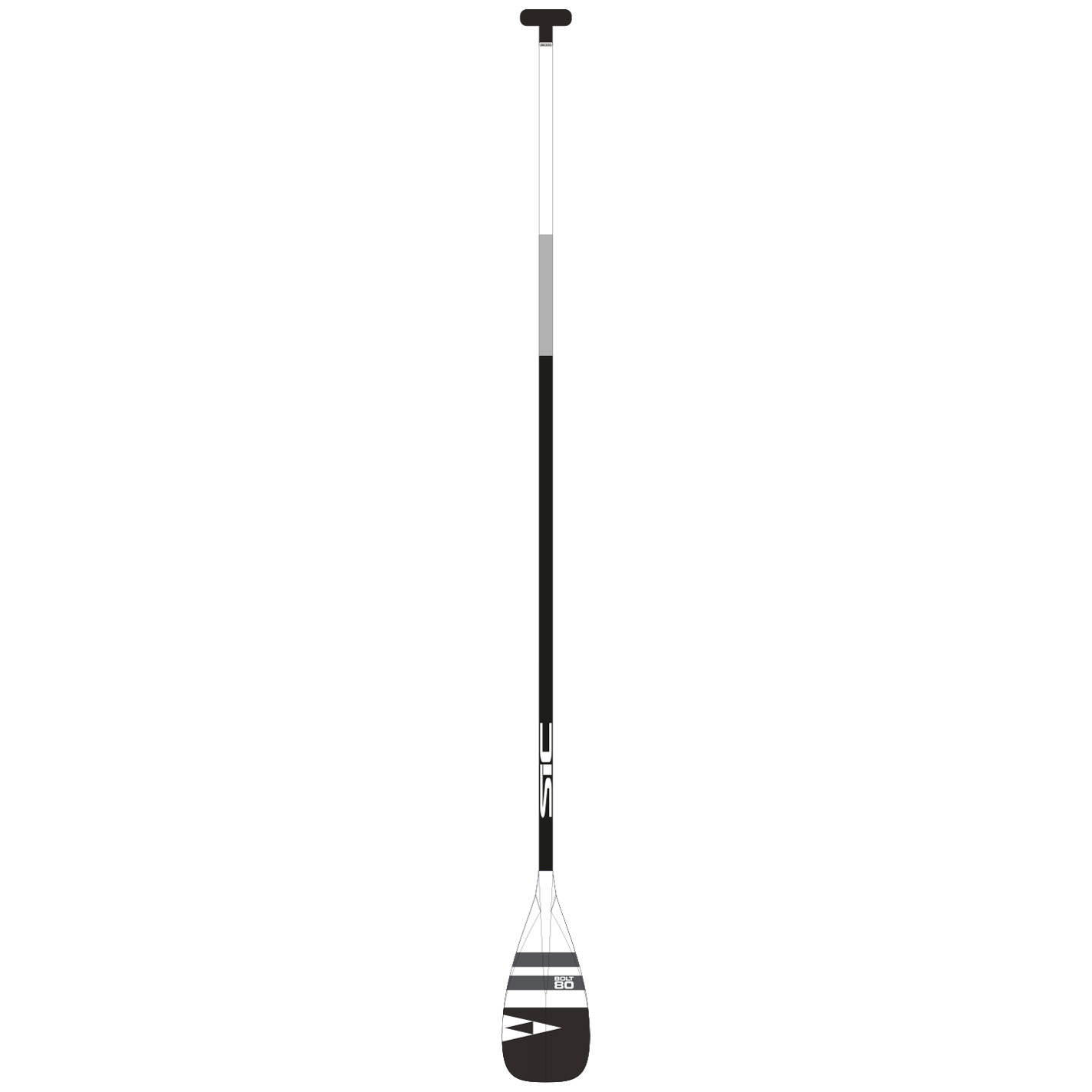 SIC Maui 2021 BOLT 80 Adjustable SUP Paddle with Lever Lock System - Lightweight Carbon Fiber Stand Up Paddle Board Paddle for Surfing, Touring & Fitness Training