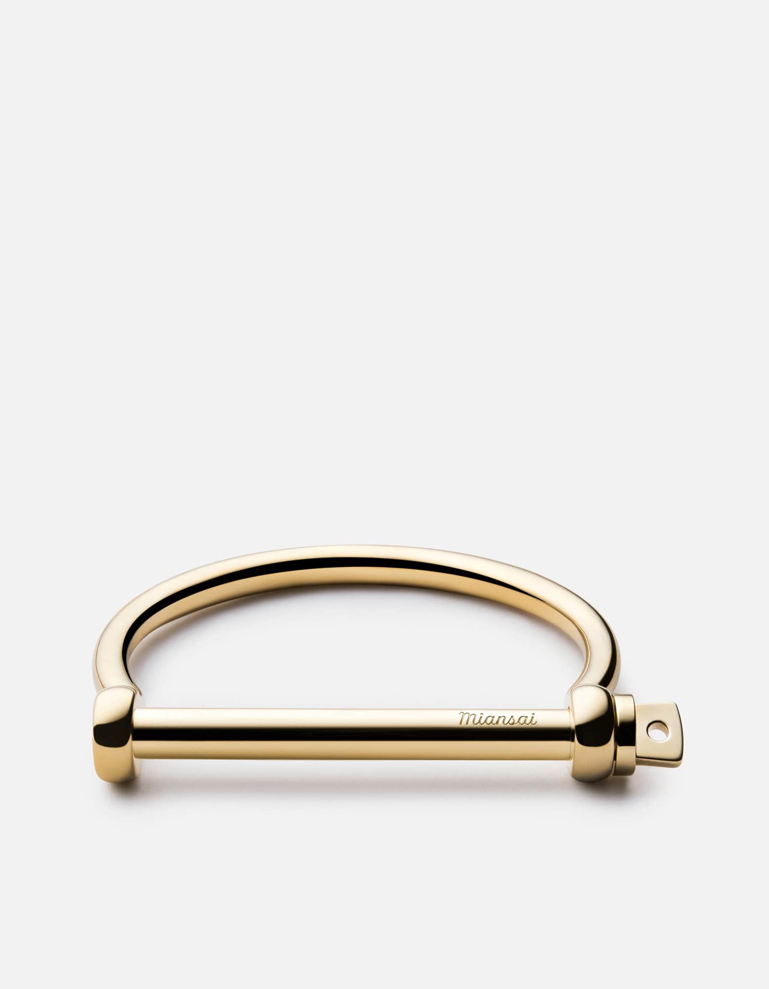 Gold Screw Cuff Bracelet - Adjustable Bangle for Women - Elegant Jewelry for Parties, Weddings & Everyday Wear