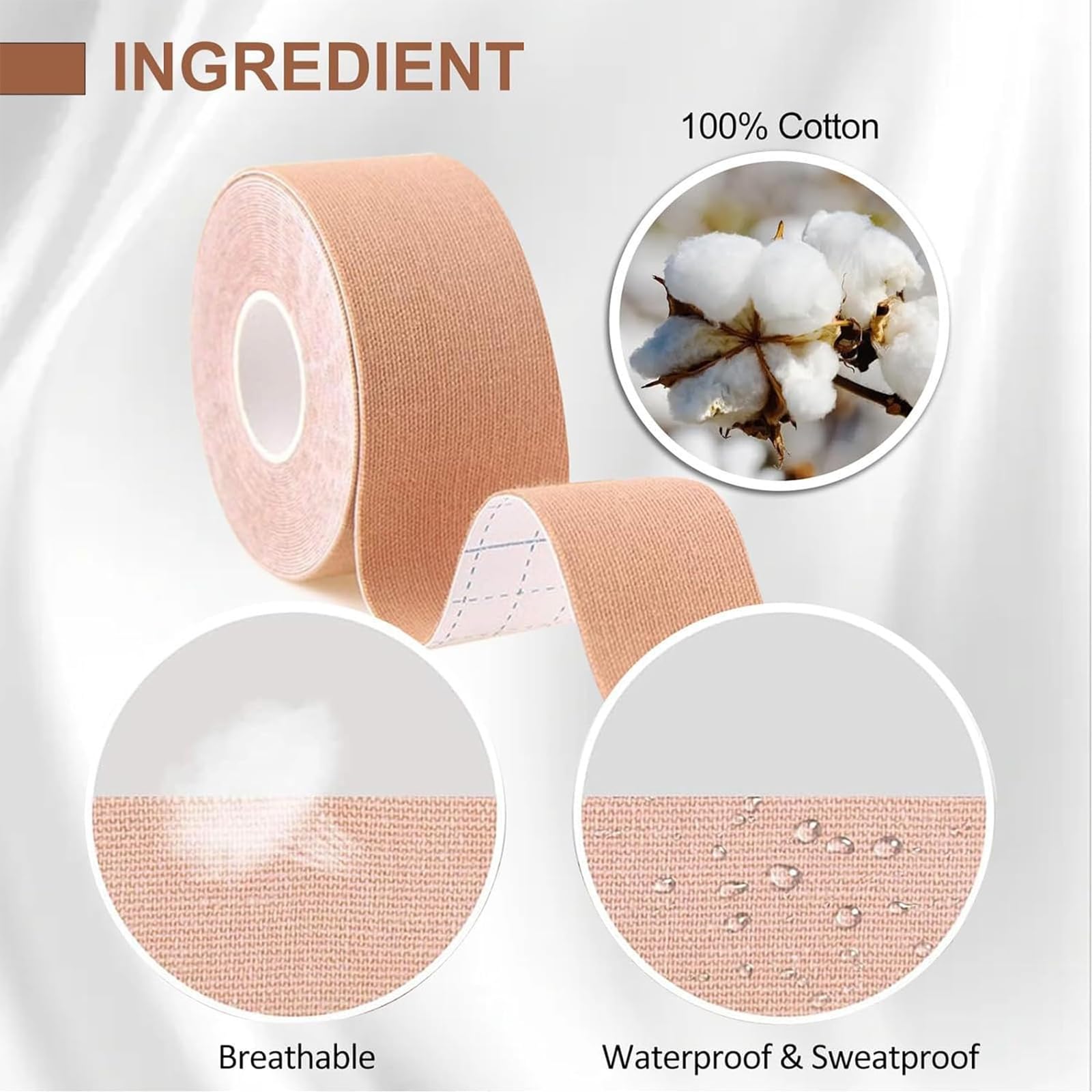 Castor Oil Face Tape - Invisible Face Lift Tape for Forehead Wrinkles & Overnight Lifting (2PCS) | Anti-Aging Solution for Smooth Skin at Home & Special Events